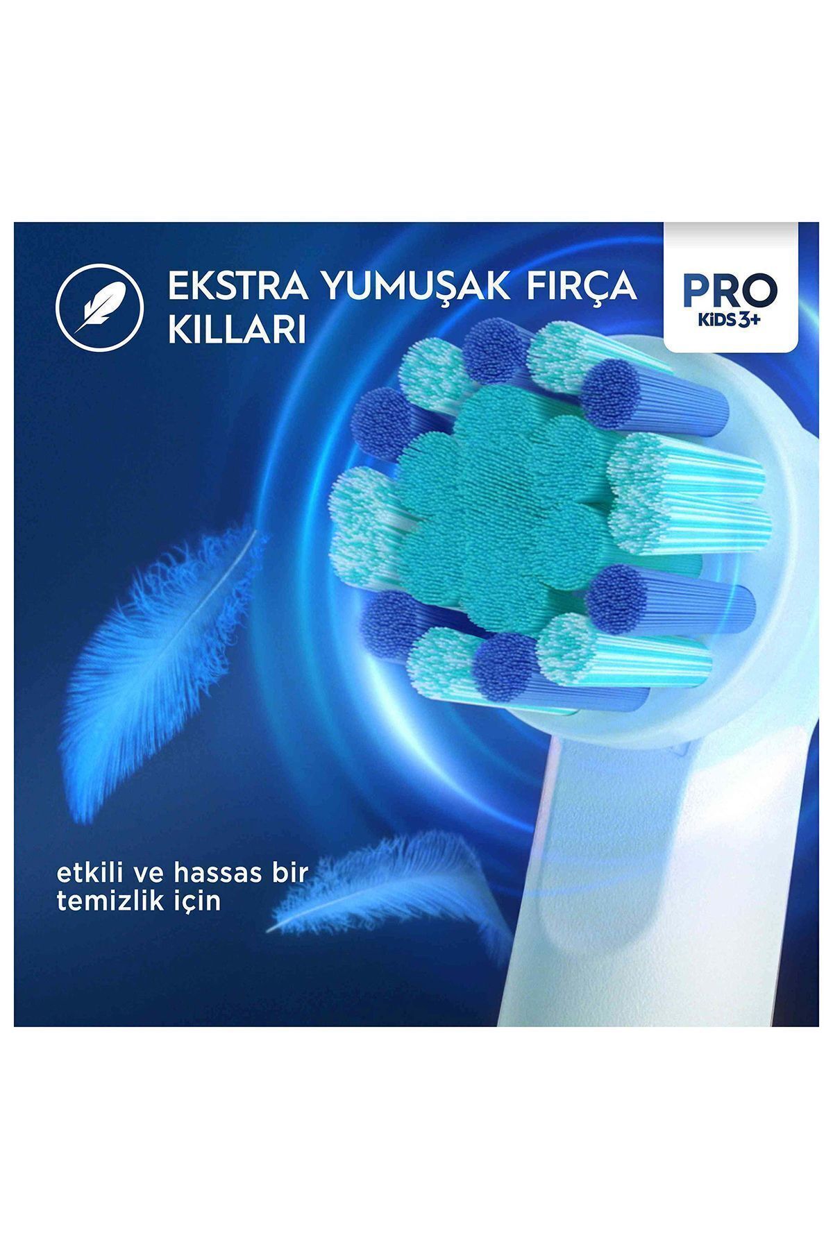 Oral-B Pro Kids Frozen Şarjlı Diş Fırçası Yedek Başlığı 2 Adet-