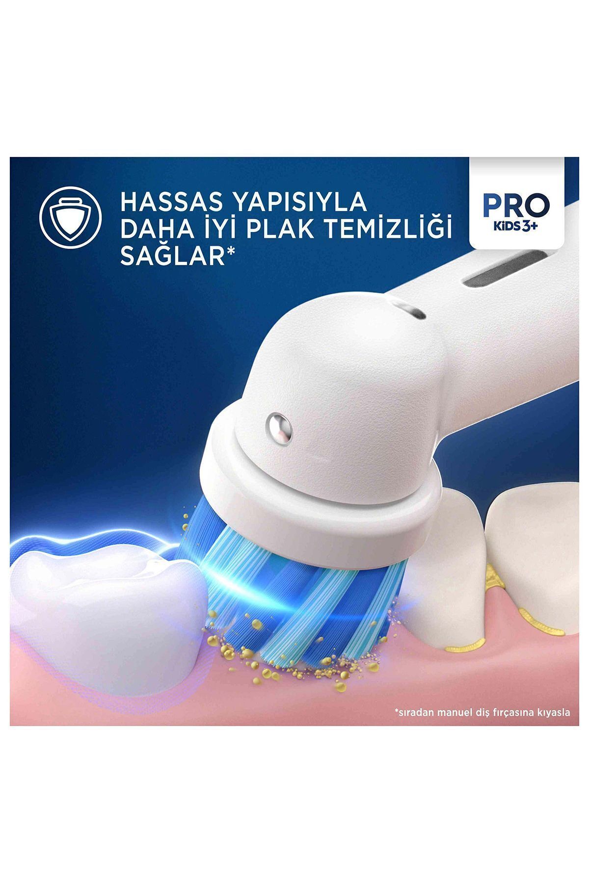 Oral-B Pro Kids Frozen Şarjlı Diş Fırçası Yedek Başlığı 2 Adet-