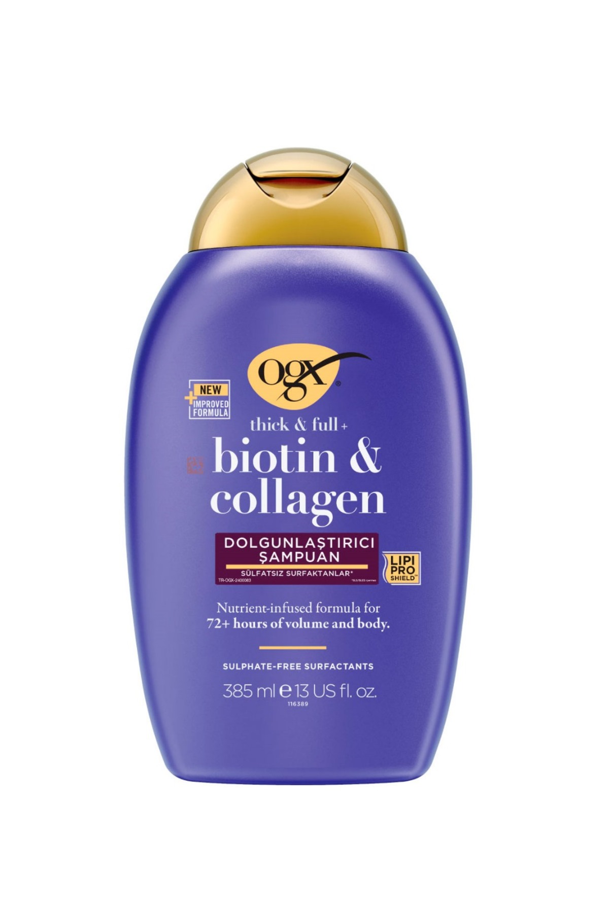 OGX DOLGUNLAŞTİRİCİ BİOTİN & KOLAJEN SÜLFATSIZ ŞAMPUAN 385 ML-