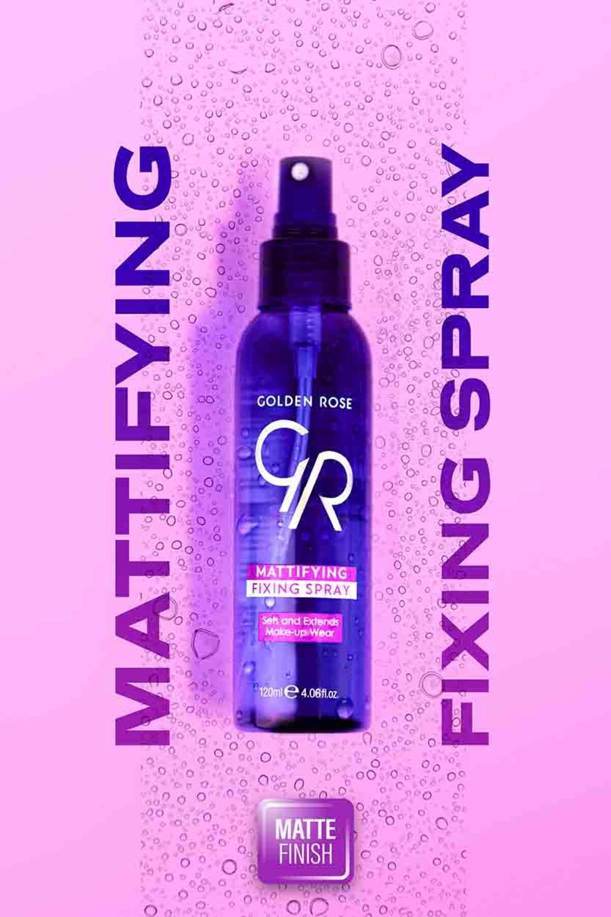 GOLDEN ROSE MATTİFYİNG FİXİNG SPRAY - MATLAŞTIRICI SABİTLEYİCİ SPREY-