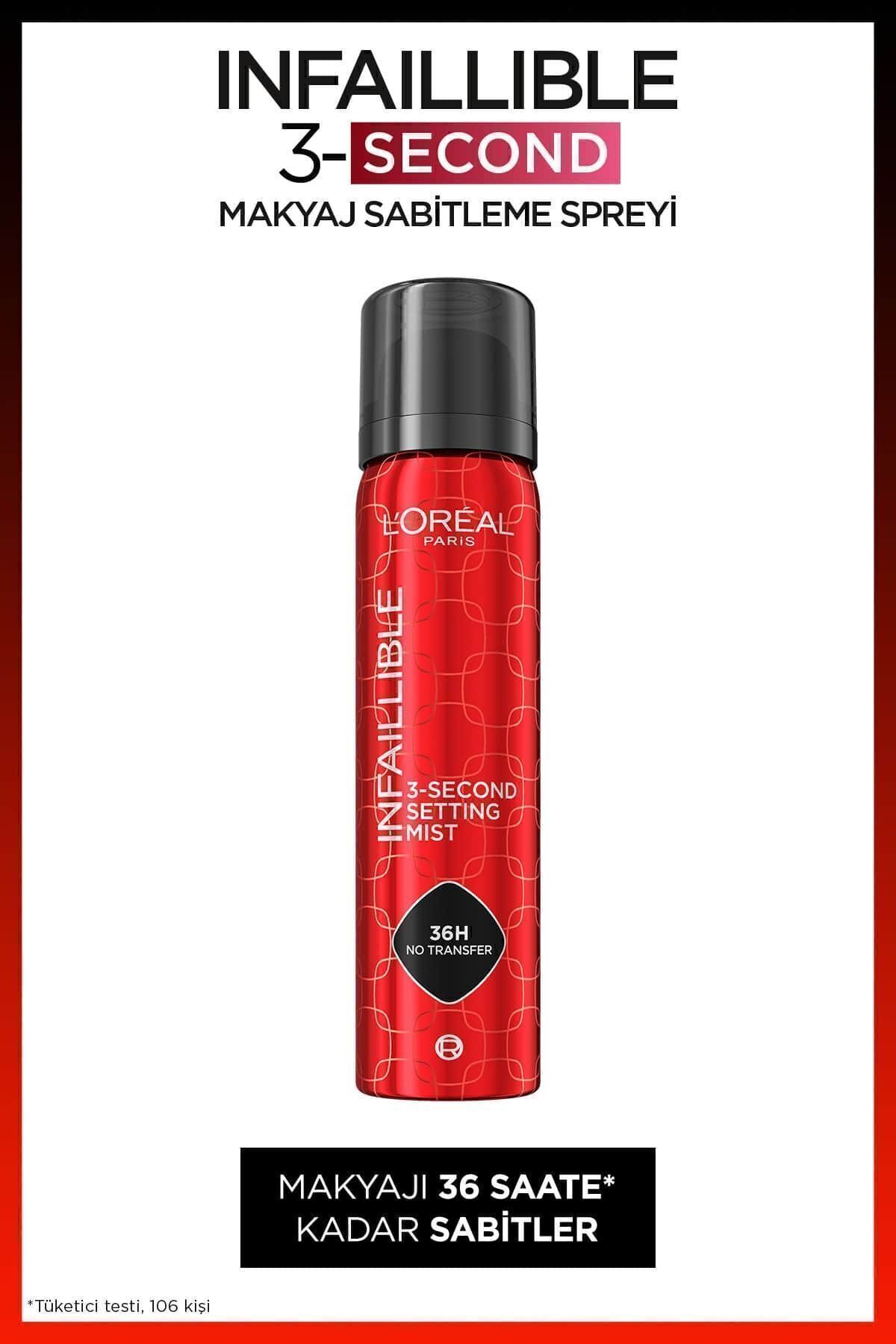 LOREAL PARİS MAKYAJ SABİTLEME SPREYİ-