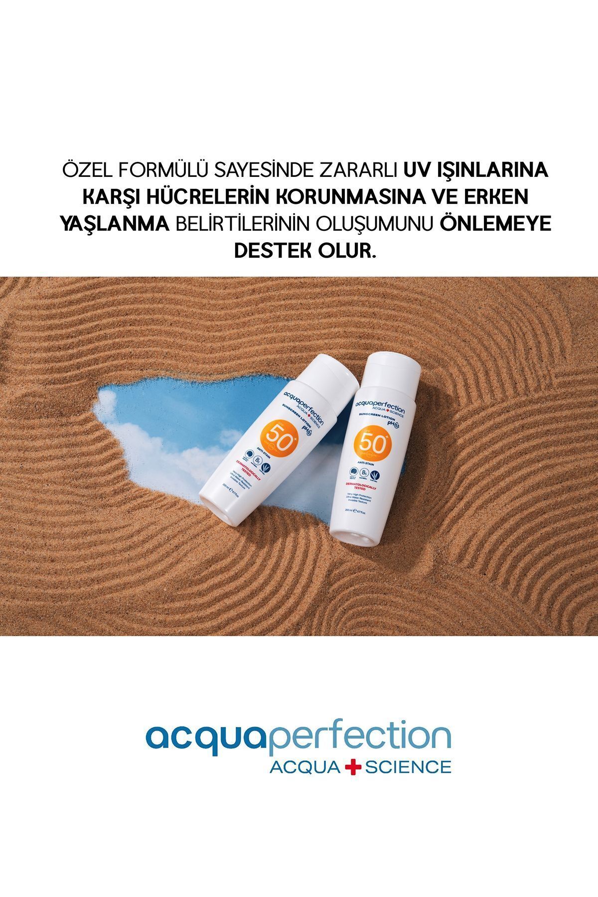 ACQUA PERFECTİON SUN SCREEN GÜNEŞ KORUYUCU LOSYON SPF 50 200 ML-