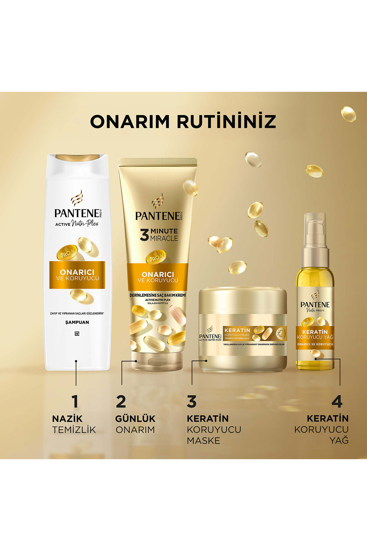 PANTENE ONARICI & KORUYUCU ŞAMPUAN 800 ML-