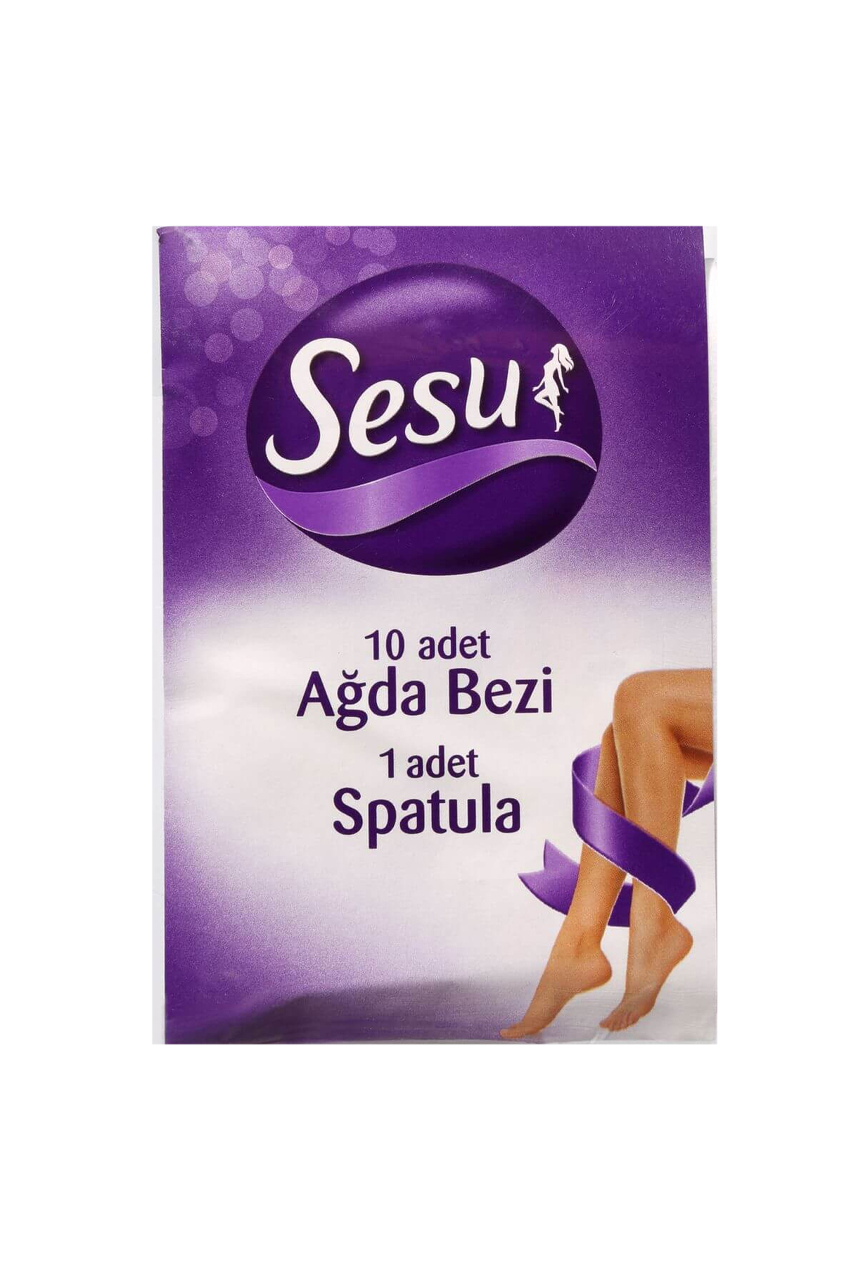 Sesu 10 Adet Ağda Bezi 1 A det Spatula-