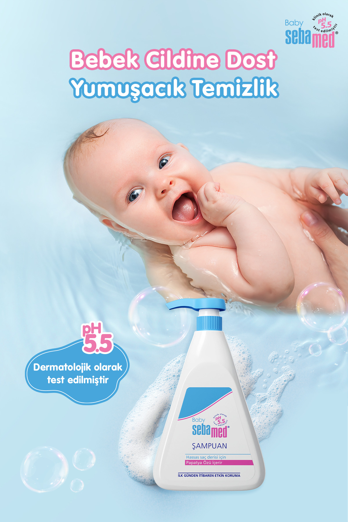 SEBAMED BEBEK ŞAMPUAN 500 ML-