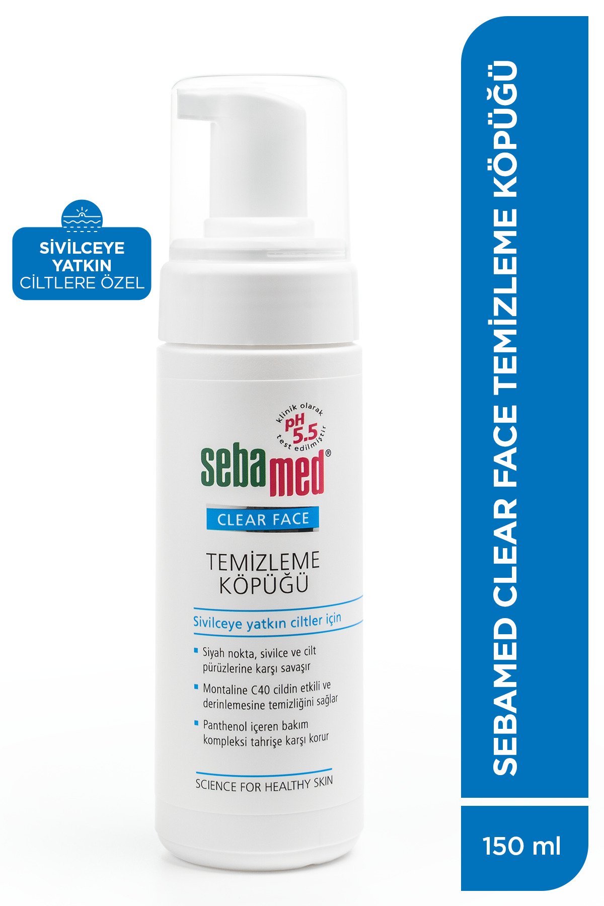 SEBAMED CLEAR FACE TEMİZLEME KÖPÜĞÜ 150ML-