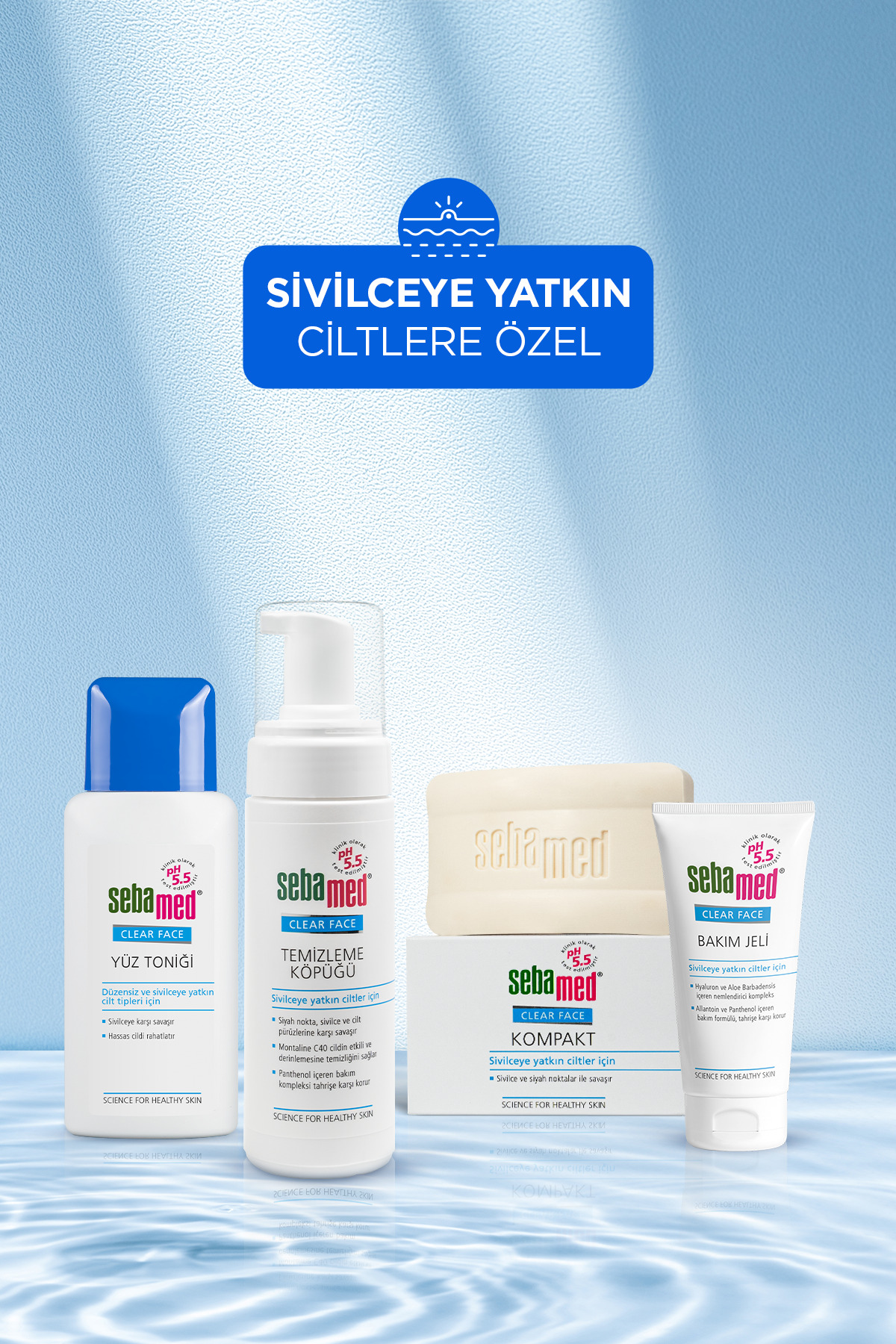 SEBAMED CLEAR FACE TEMİZLEME KÖPÜĞÜ 150ML-