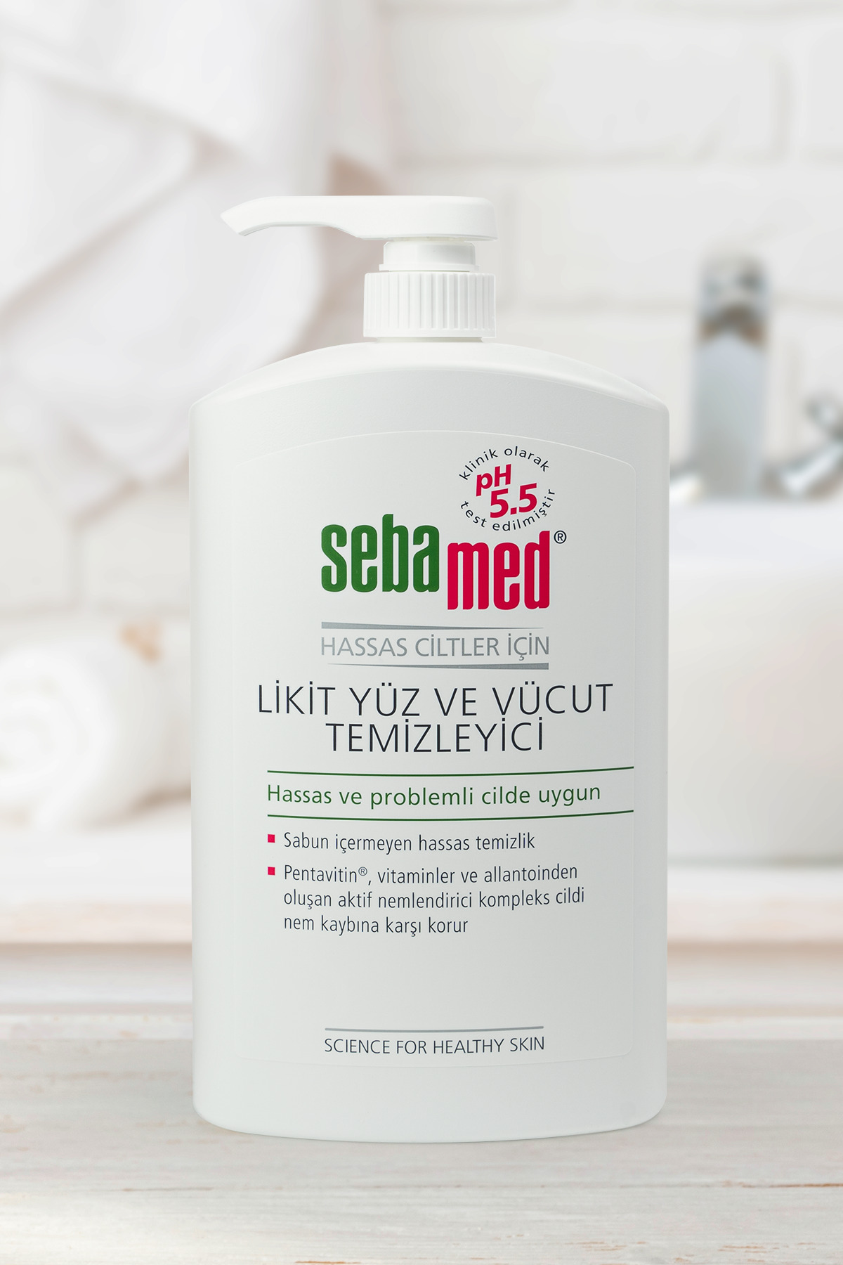 SEBAMED LİKİT YÜZ & VÜCUT TEMİZLEYİCİ 1000 ML-