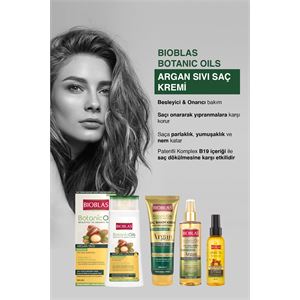BİOBLAS BOTANİC OİLS ARGAN YAĞLI SAÇ KREMİ 200 ML-