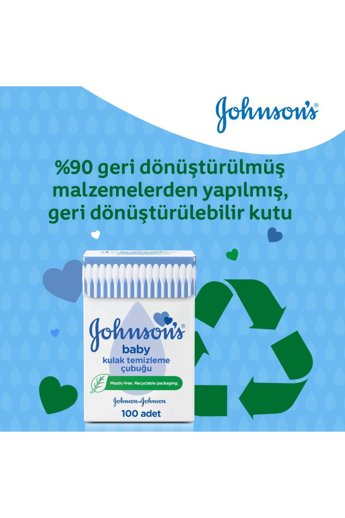 JOHNSONS BABY KULAK TEMİZLEME ÇUBUĞU 100 ADET-