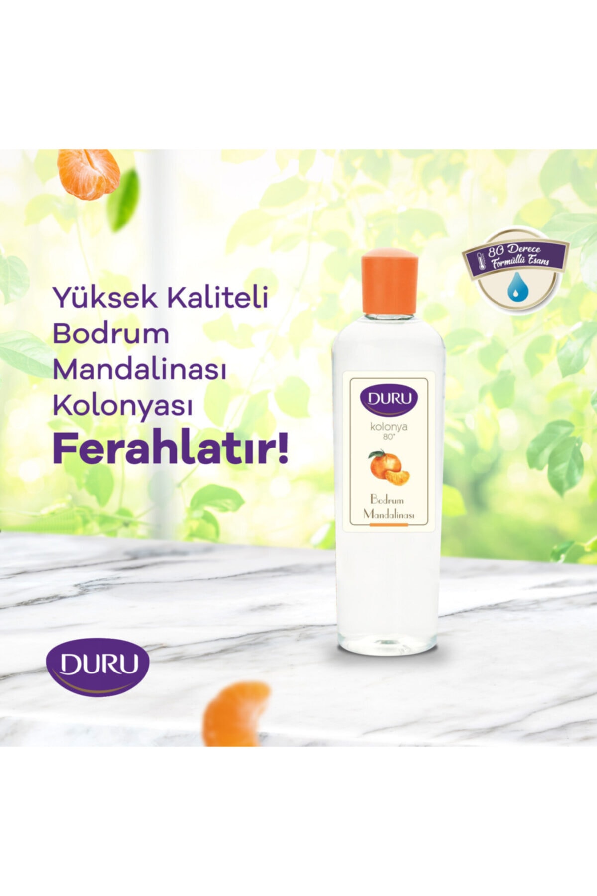 DURU MANDALİNA KOLONYA PET ŞİŞE 400 ML-