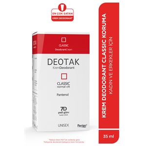 NORMAL CİLTLER IÇİN KLASİK KREM DEODORANT 35ML-