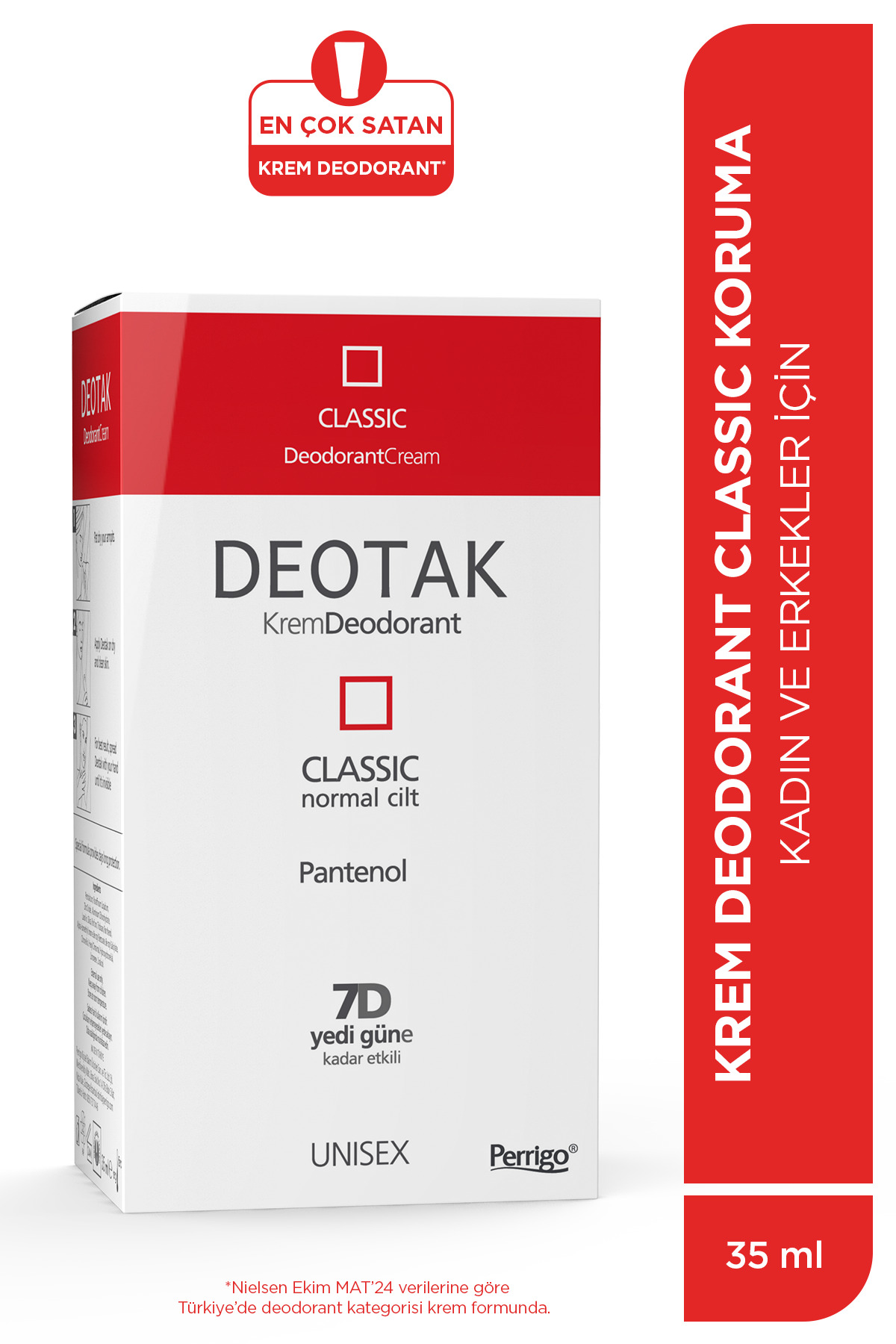 NORMAL CİLTLER IÇİN KLASİK KREM DEODORANT 35ML-