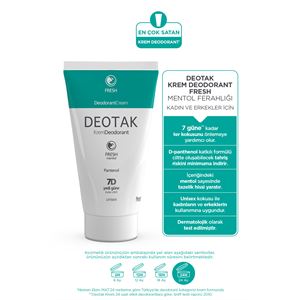 DEOTAK FRESH KREM DEODORANT 35 ML-