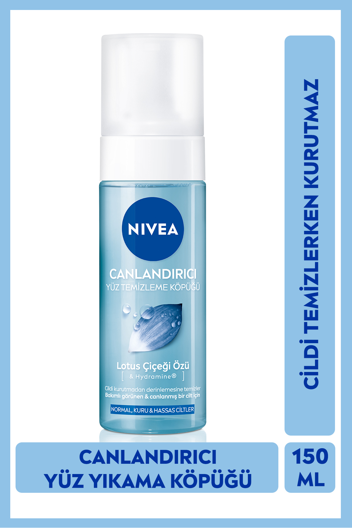 NİVEA NIVIS YÜZ YIKAMA KÖPÜĞÜ NORMAL CİLT 150 ML-