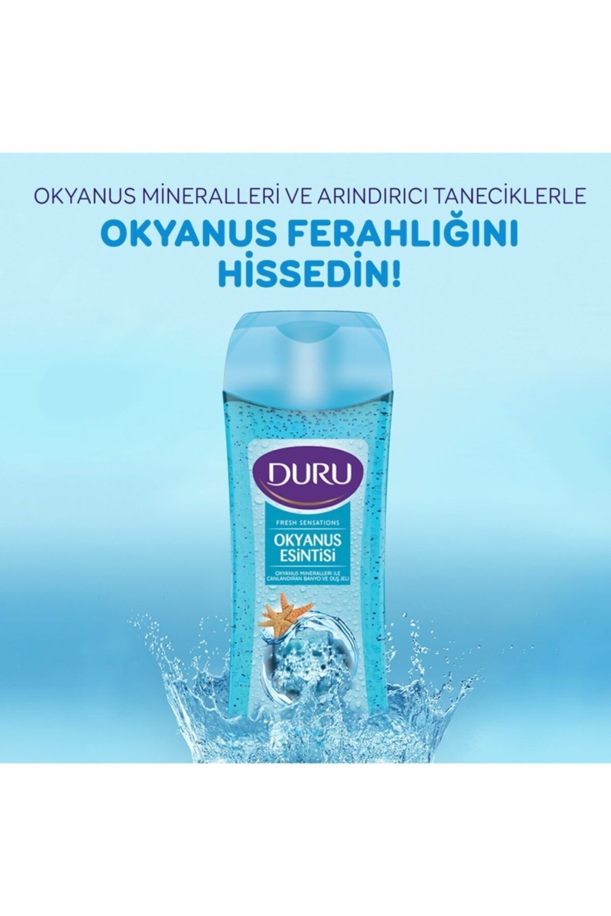 DURU FRESH SENSATİONS OKYANUS ESİNTİSİ DUŞ JELİ 450ML-
