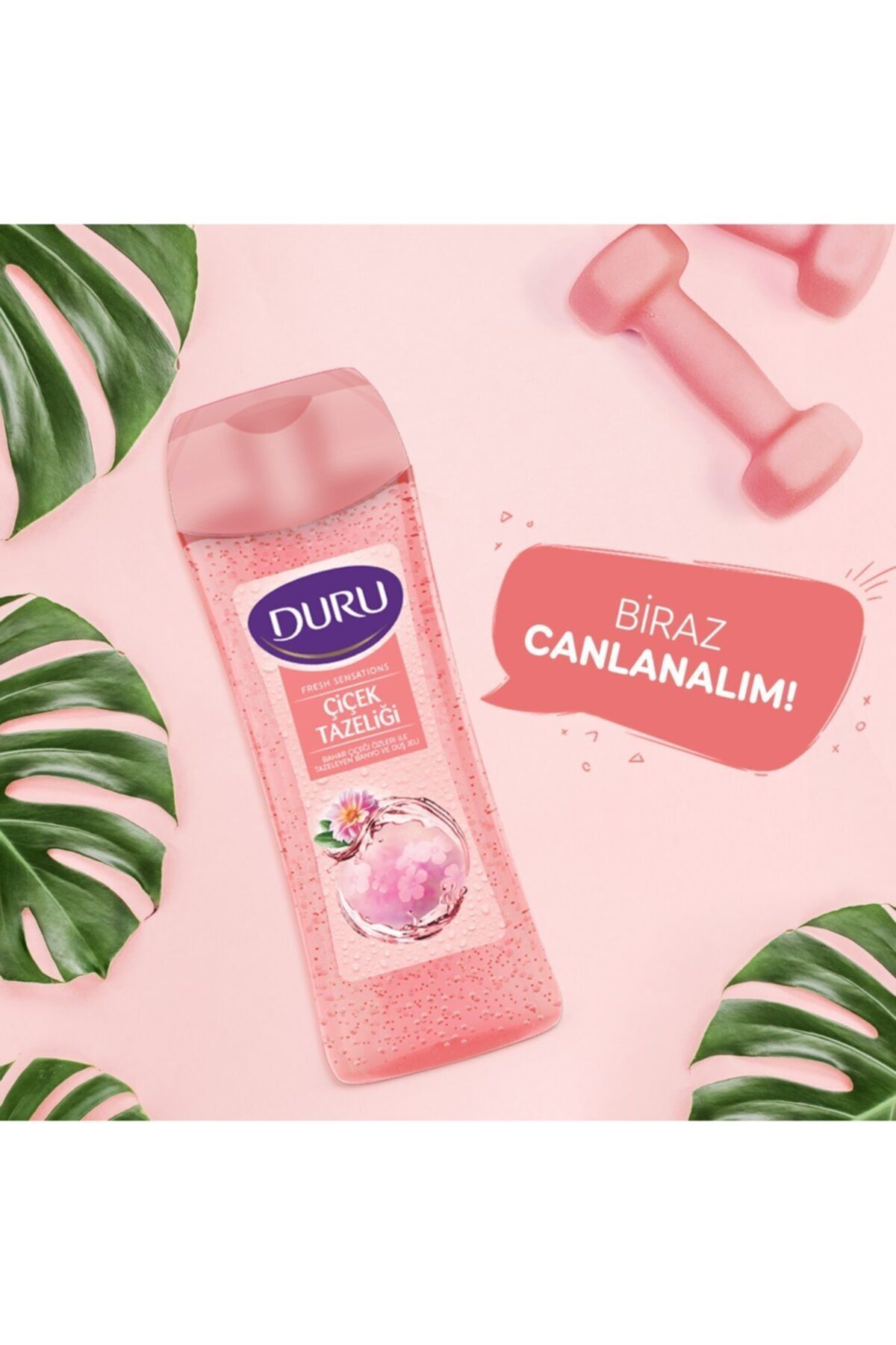 DURU FRESH SENSATİONS ÇİÇEK TAZELİĞİ DUŞ JELİ 450ML-