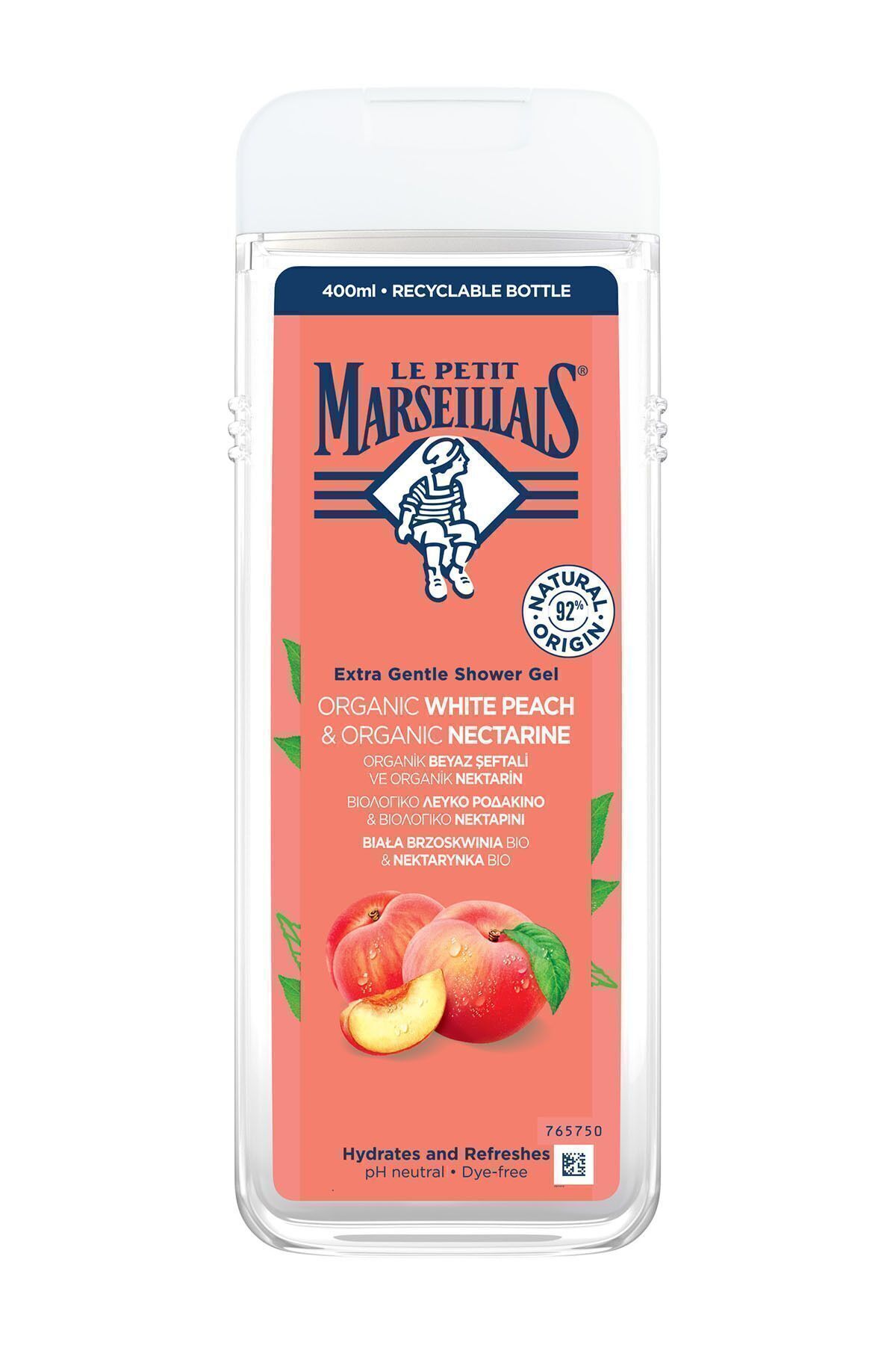 LE PETİT MARSEİLLAİS ŞEFTALİ VE NEKTARİN DUŞ JELİ 400ML-