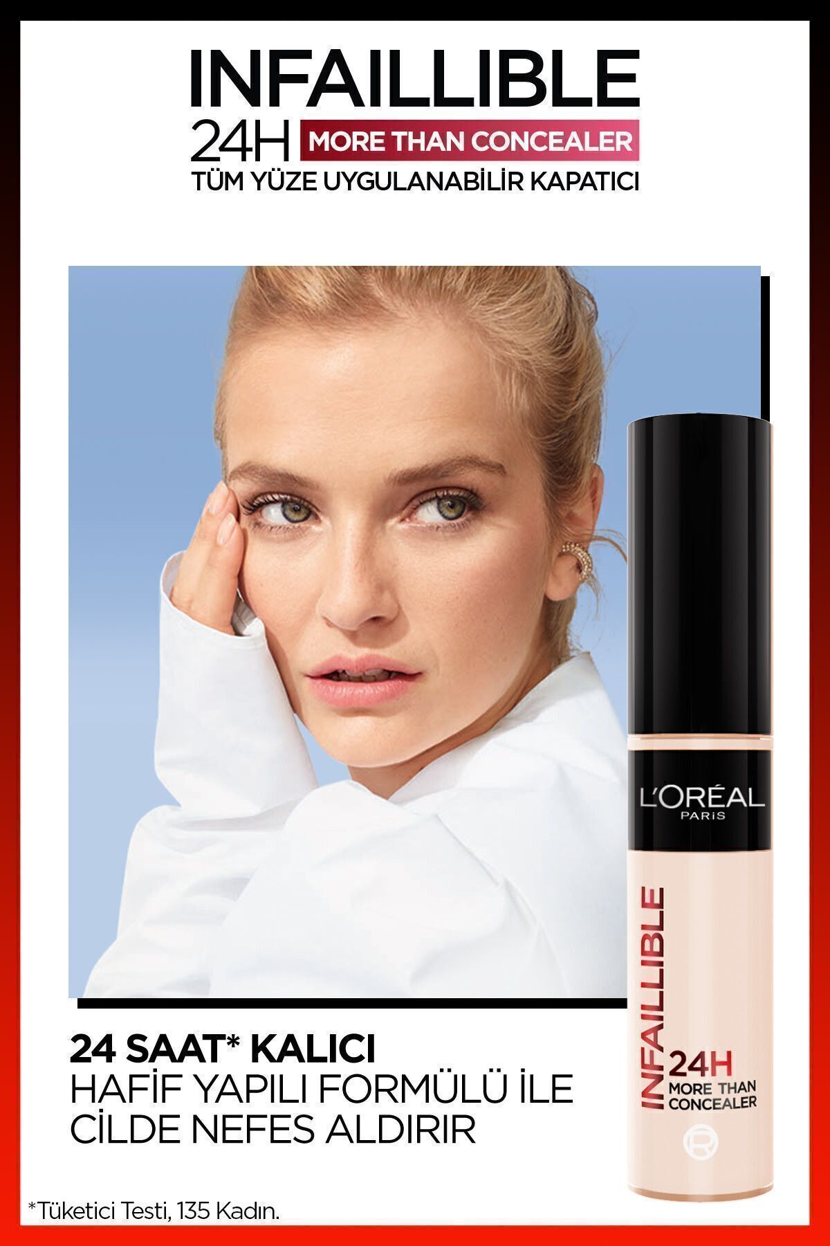LOREAL PARİS TÜM YÜZE UYGULANABİLİR KAPATICI 322 IVORY-