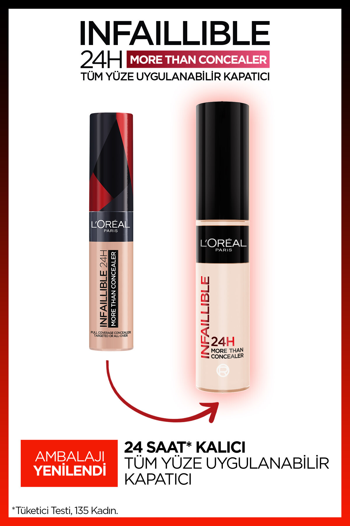 LOREAL PARİS TÜM YÜZE UYGULANABİLİR KAPATICI 326 VANİLLA-