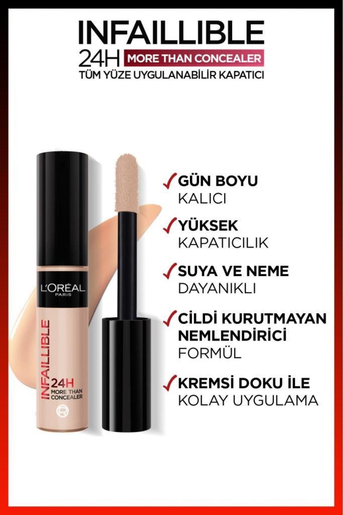 LOREAL PARİS TÜM YÜZE UYGULANABİLİR KAPATICI 330 PECAN-