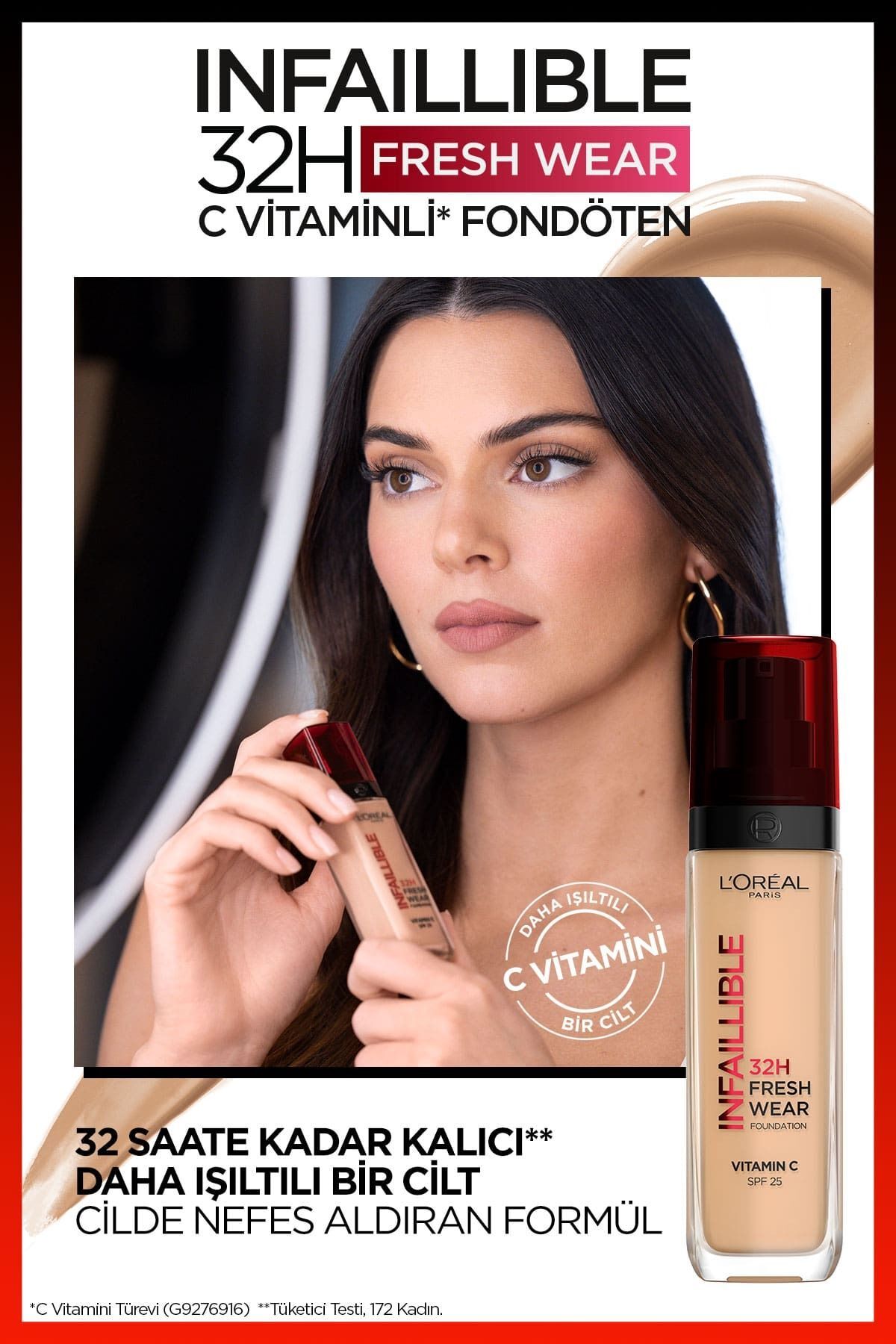 LOREAL PARİS UZUN SÜRE KALICI FONDÖTEN  145 BEİGE ROSE-