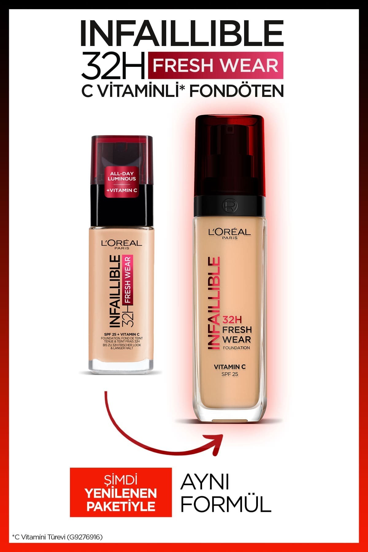 LOREAL PARİS UZUN SÜRE KALICI FONDÖTEN  145 BEİGE ROSE-