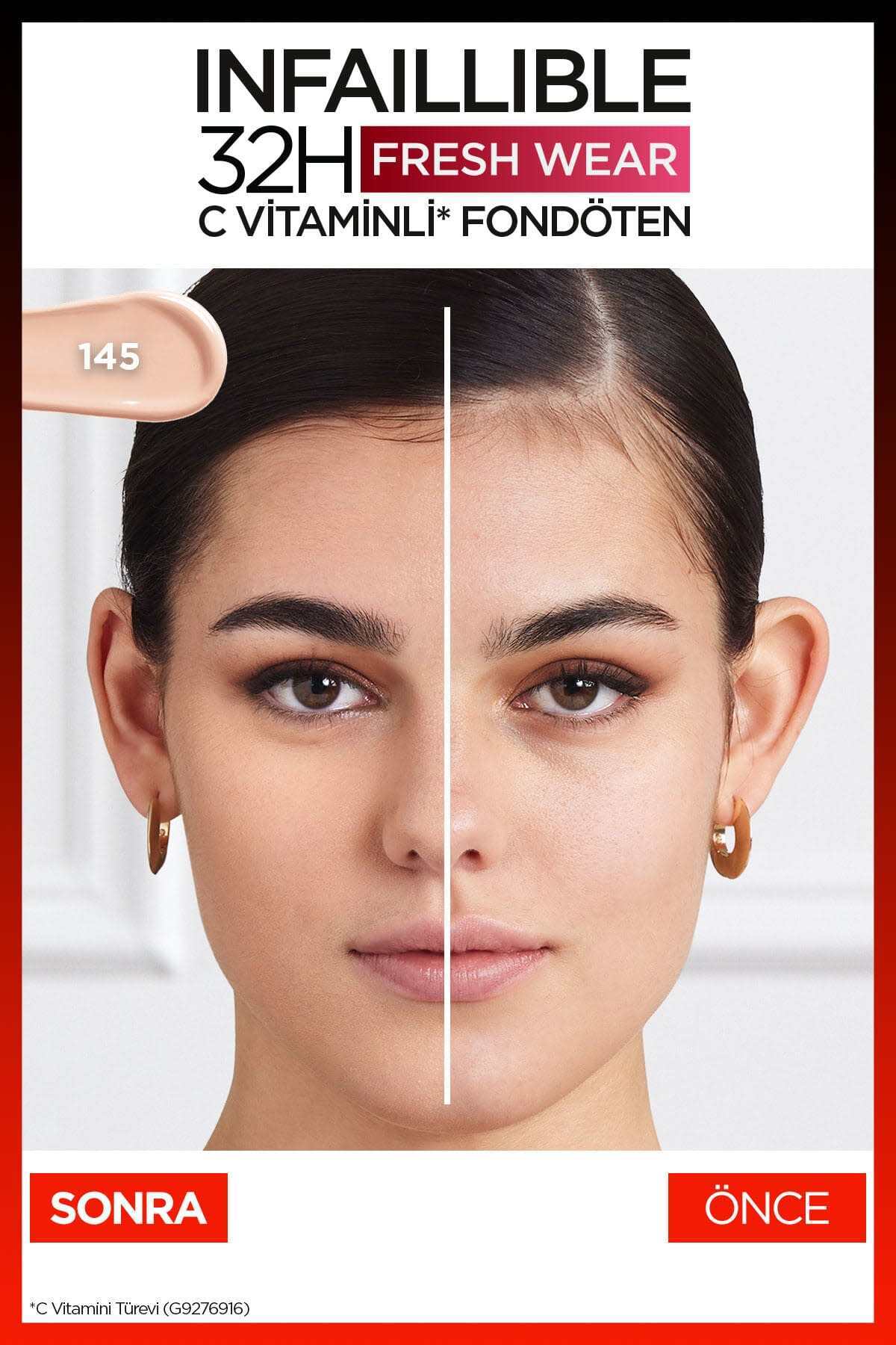 LOREAL PARİS UZUN SÜRE KALICI FONDÖTEN  145 BEİGE ROSE-