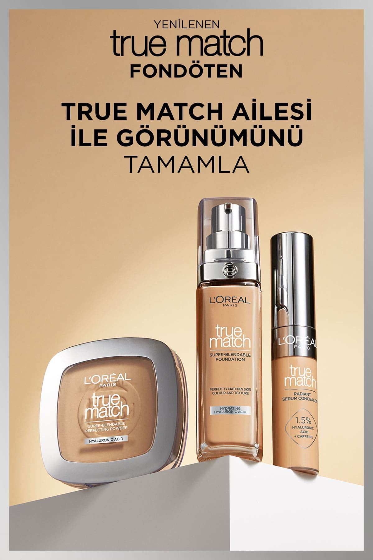 LOREAL PARİS TRUE MATCH  FONDÖTEN 1N IVORY-