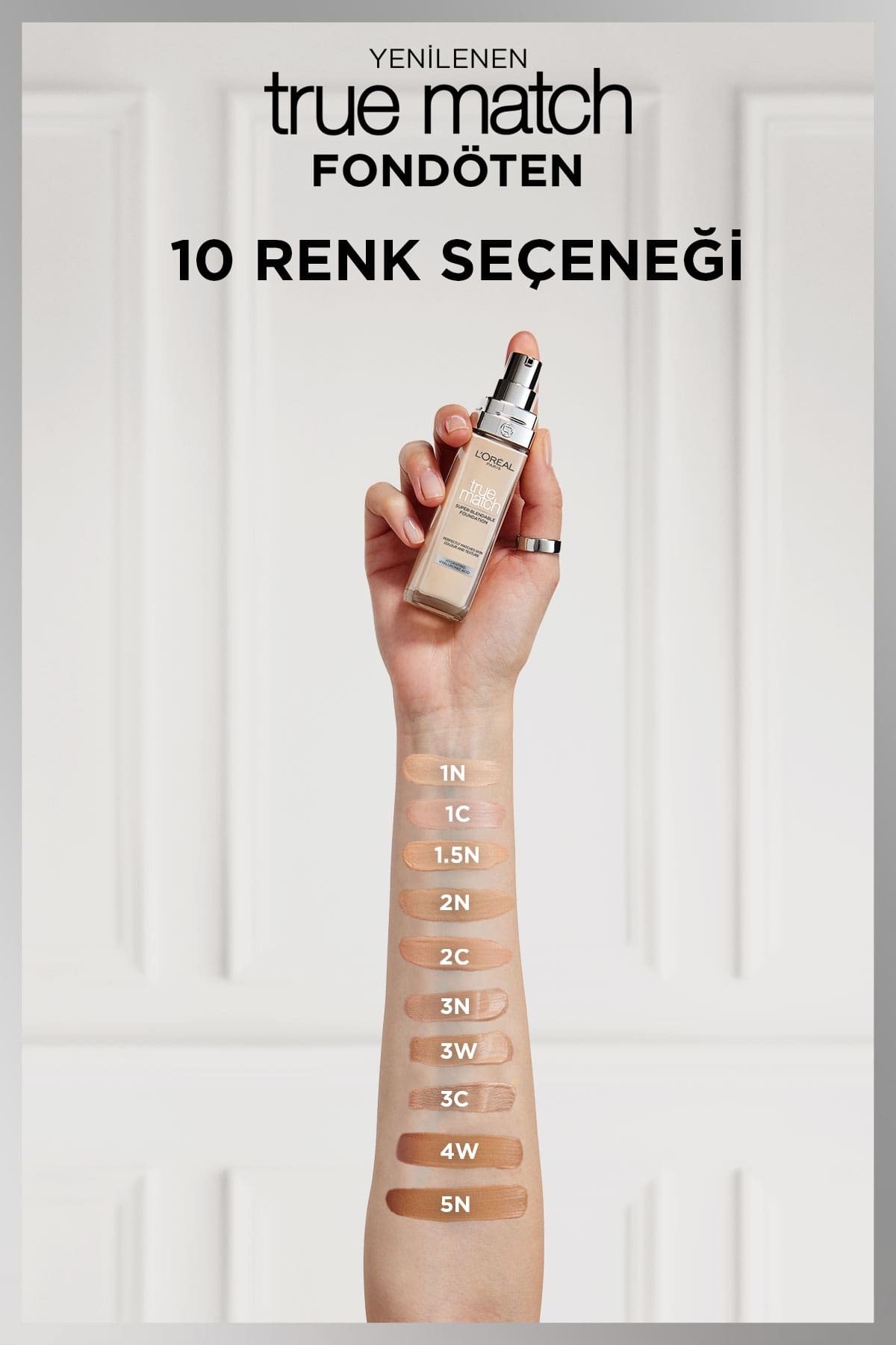 LOREAL PARİS TRUE MATCH BAKIM YAPAN 3R FONDÖTEN-