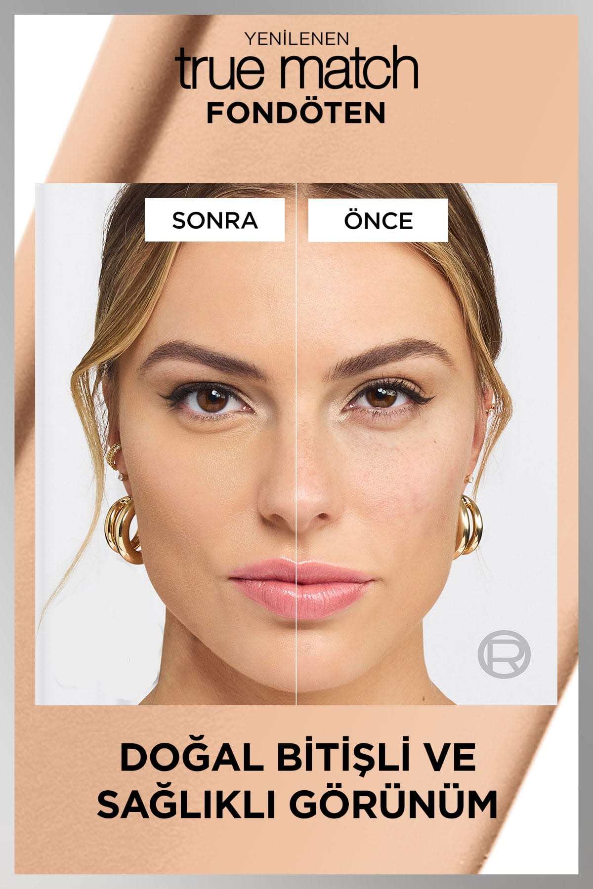 LOREAL PARİS TRUE MATCH BAKIM YAPAN 3R FONDÖTEN-