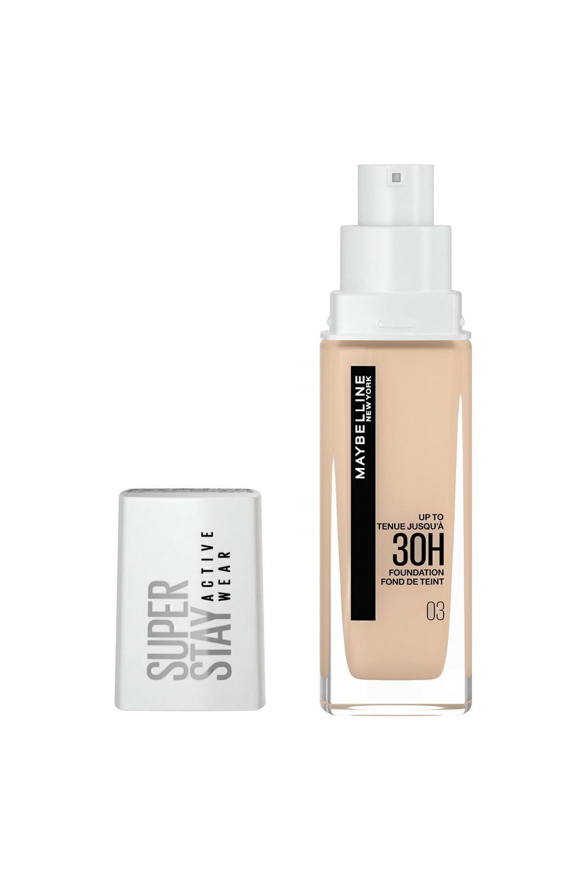 MAYBELLİNE NEW YORK SUPER STAY ACTİVE WEAR 30H FONDÖTEN 03 TRUE IVORY-