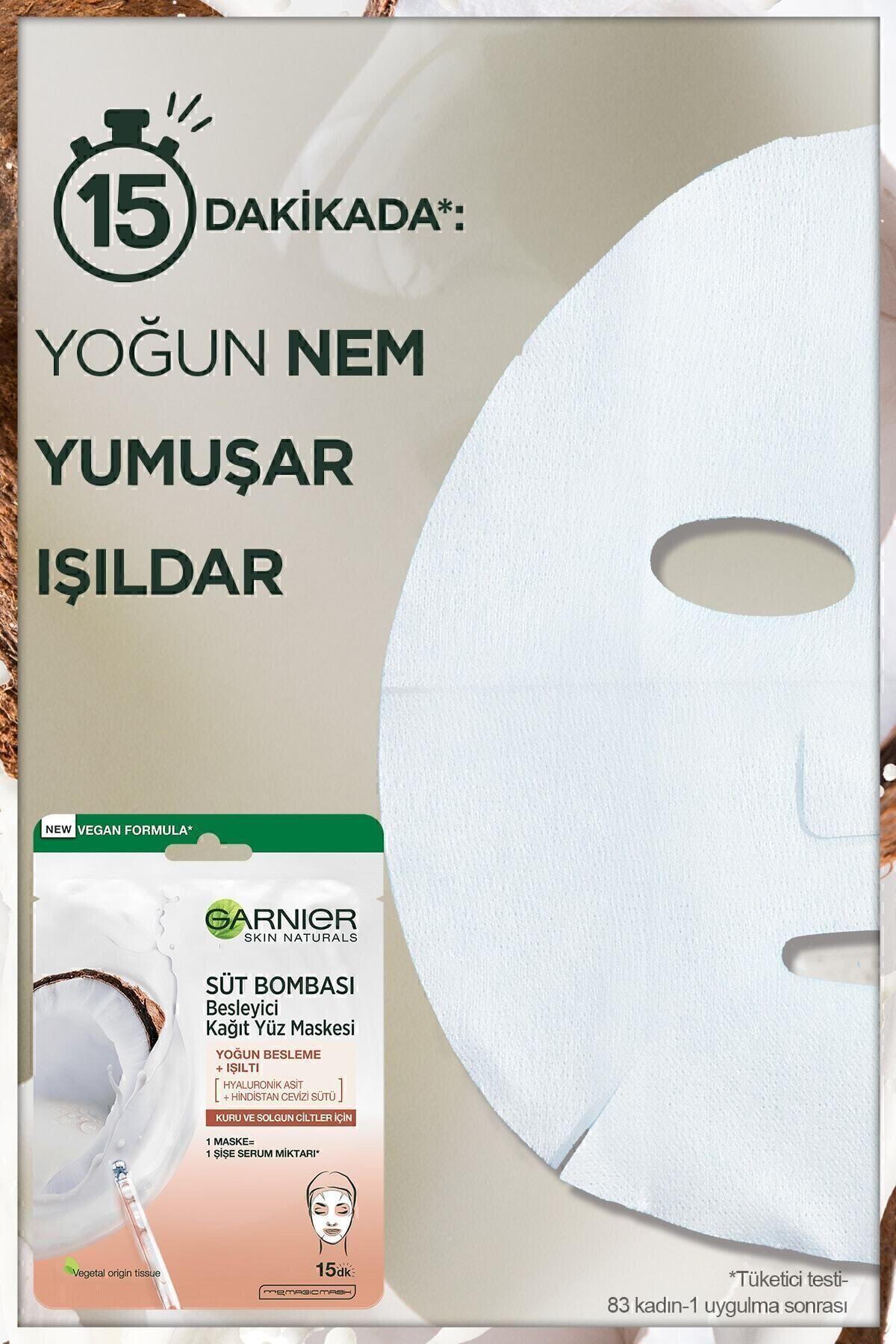 GARNİER HİNDİSTAN CEVİZLİ BESLEYİCİ SÜT BOMBASI KA-