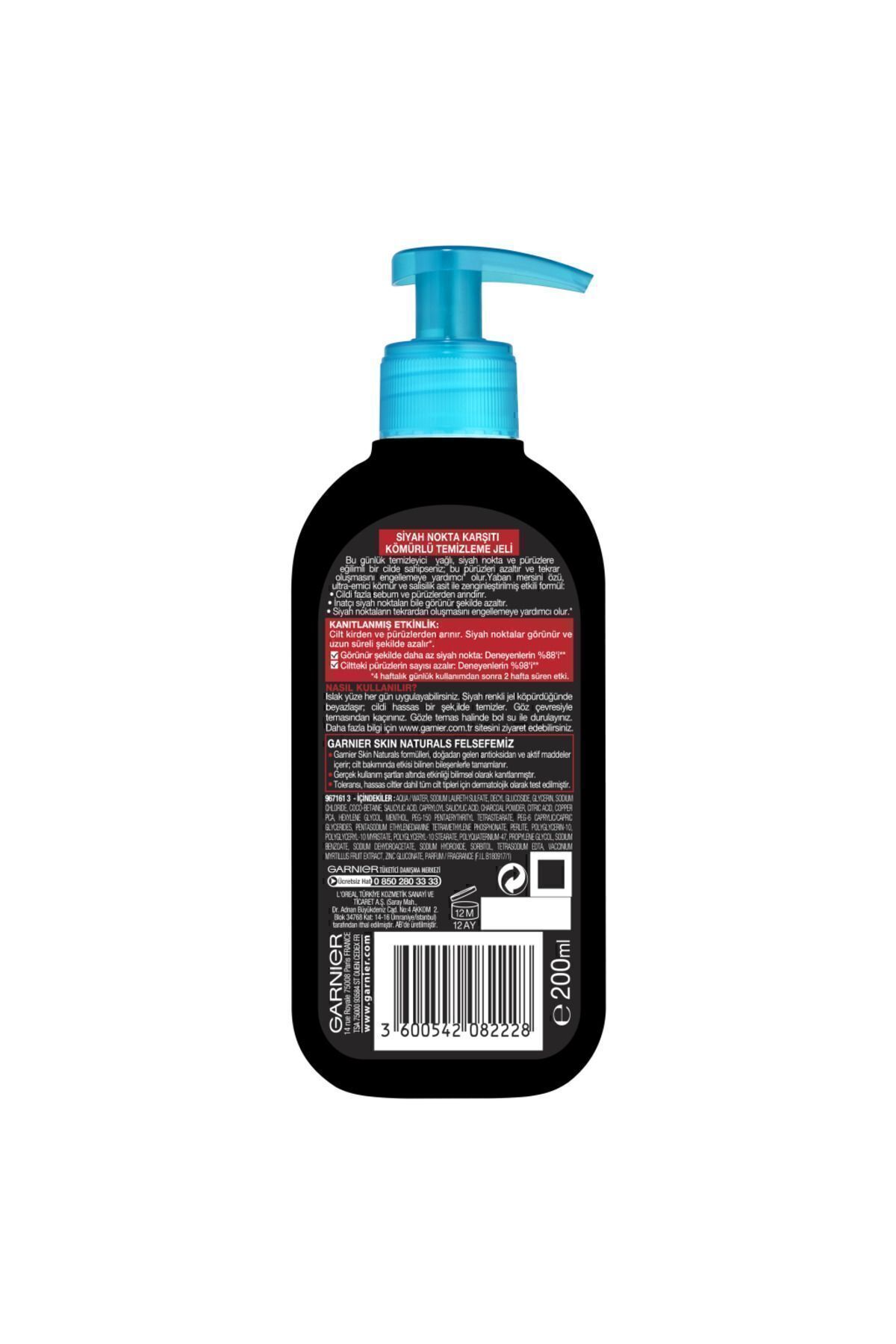 GARNİER SAF&TEMİZ SİYAH NOKTA KARŞITI JEL 150ML-