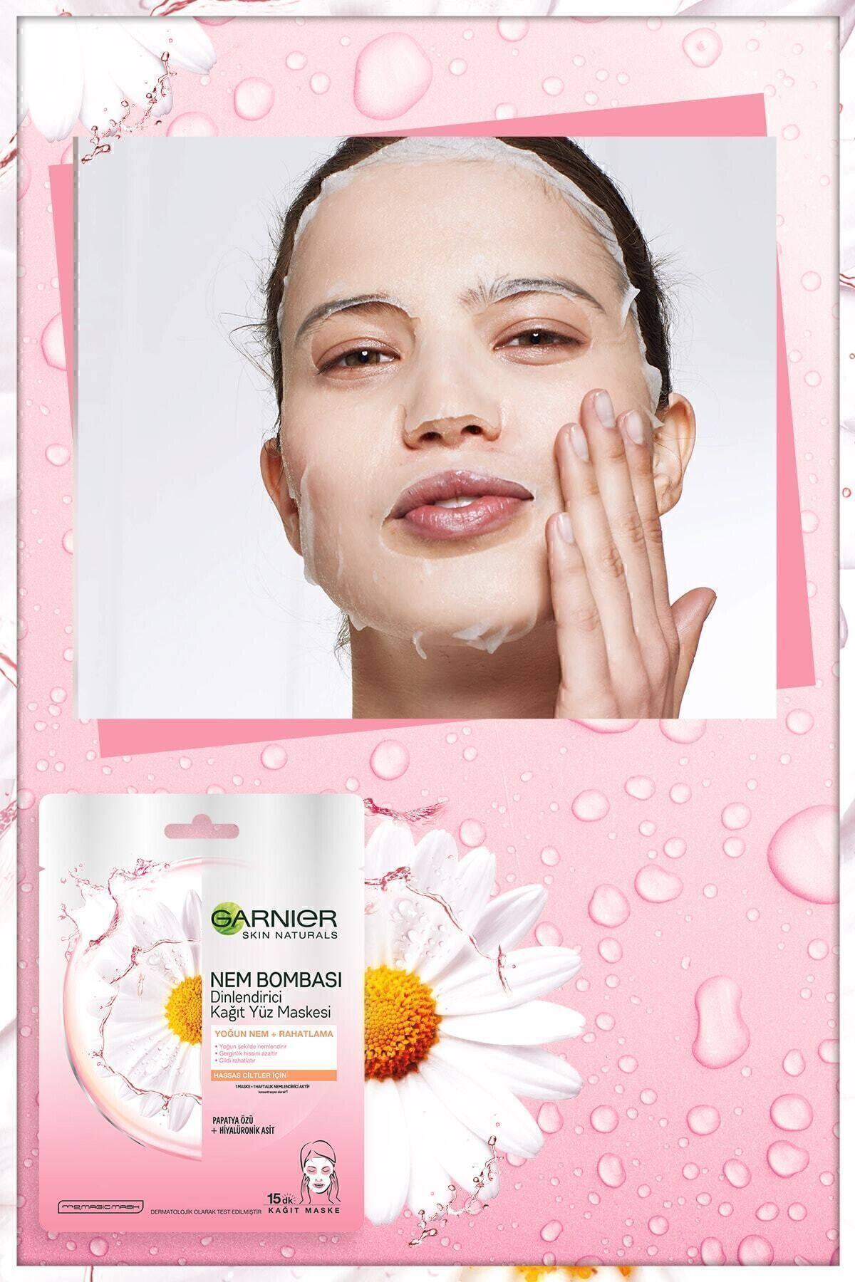 GARNİER NEM BOMBASI DİNLENDİRİCİ KAĞIT MASKE 32GR-