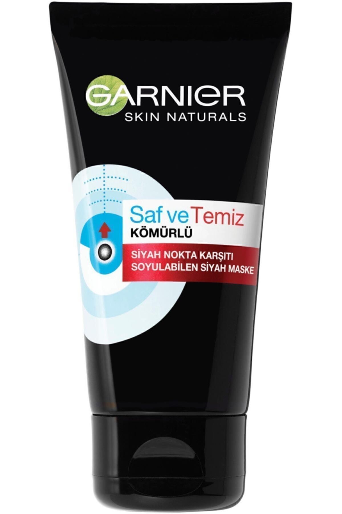 GARNİER SAF & TEMİZ SİYAH NOKTA KARŞITI KÖMÜRLÜ PEELİNG MASKE 50ML-