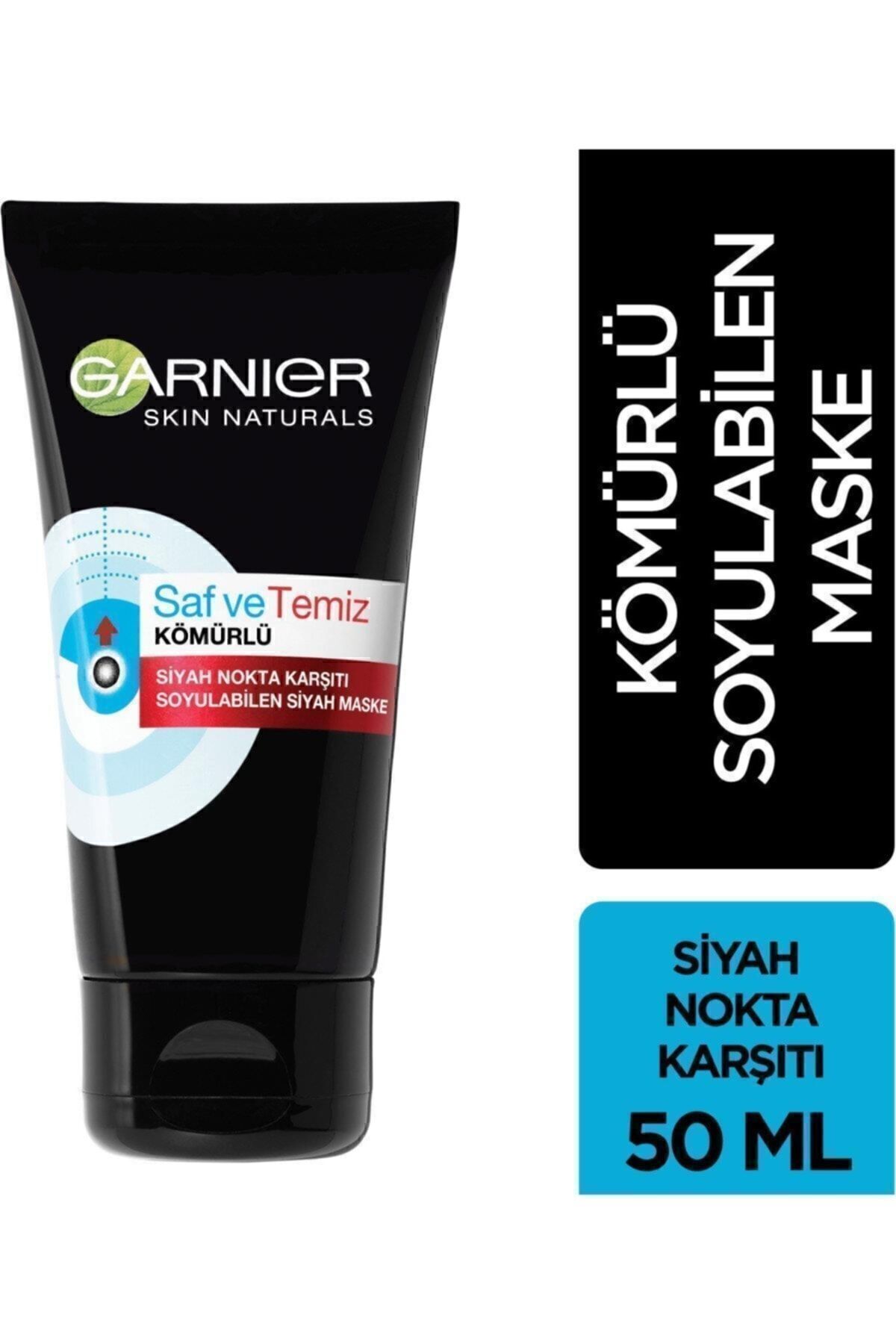 GARNİER SAF & TEMİZ SİYAH NOKTA KARŞITI KÖMÜRLÜ PEELİNG MASKE 50ML-