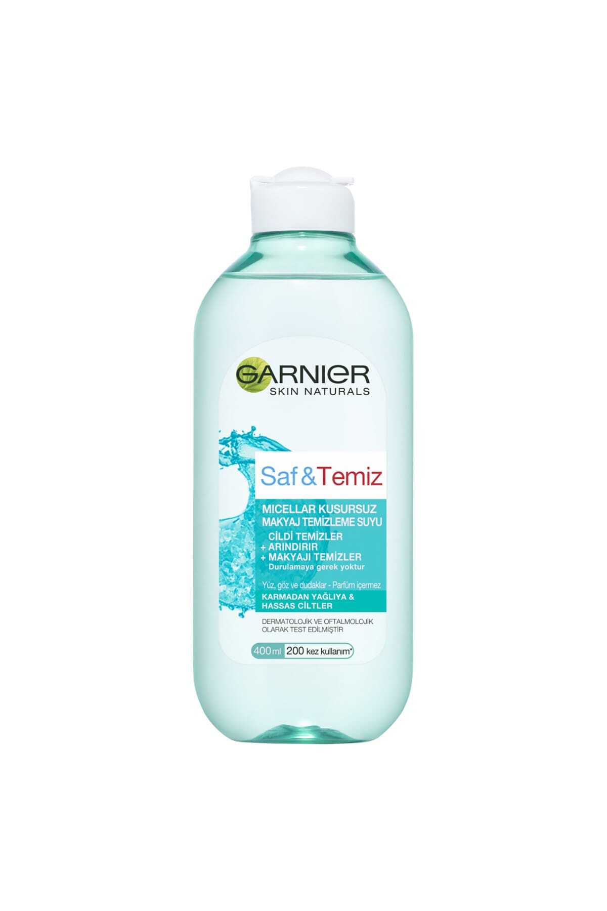 GARNİER SAF & TEMİZ MİCELLAR KUSURSUZ MAKYAJ TEMİZLEME SUYU 400ML-
