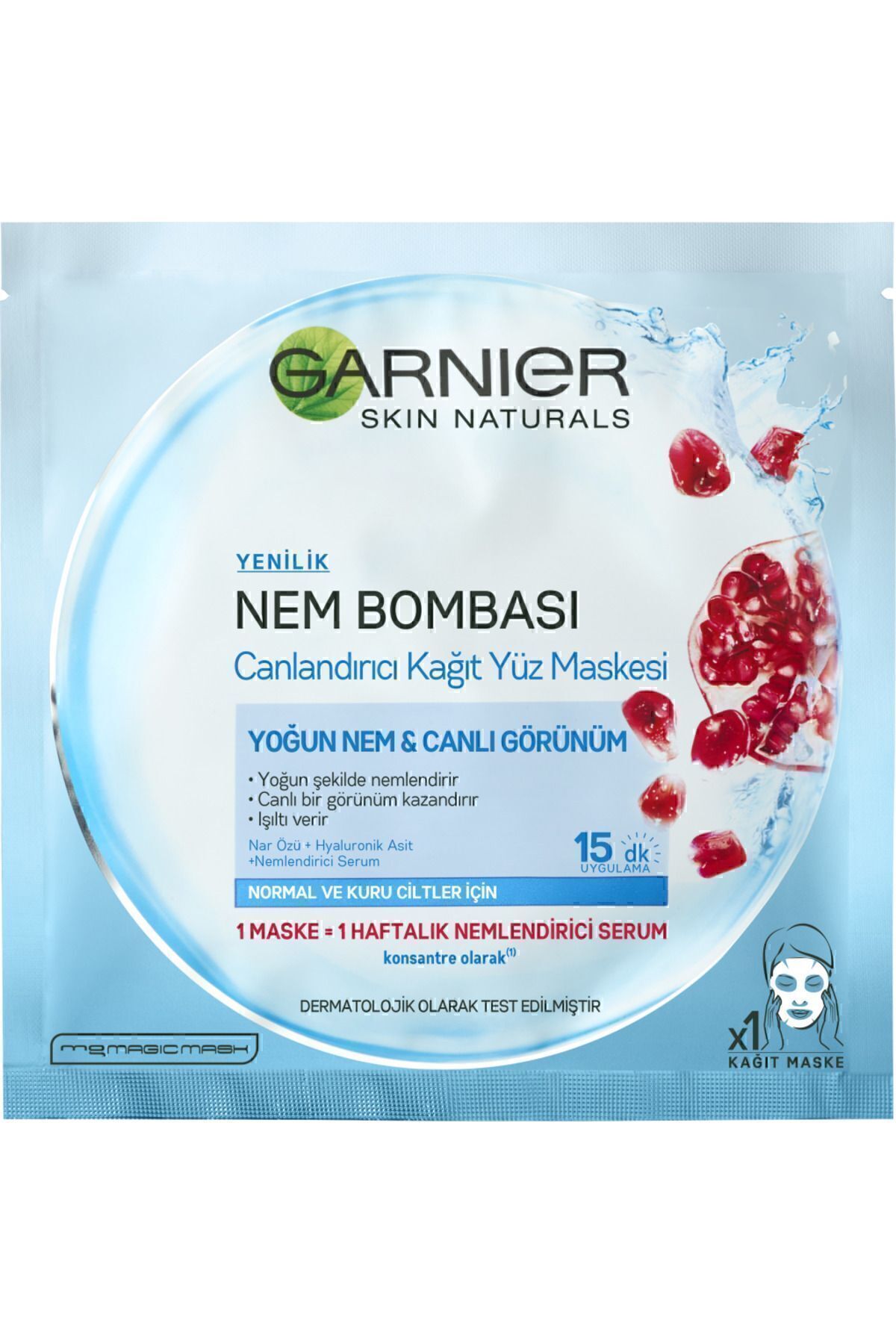 GARNİER NORMAL & KURU CİLTLER IÇİN NEM BOMBASI CAN-