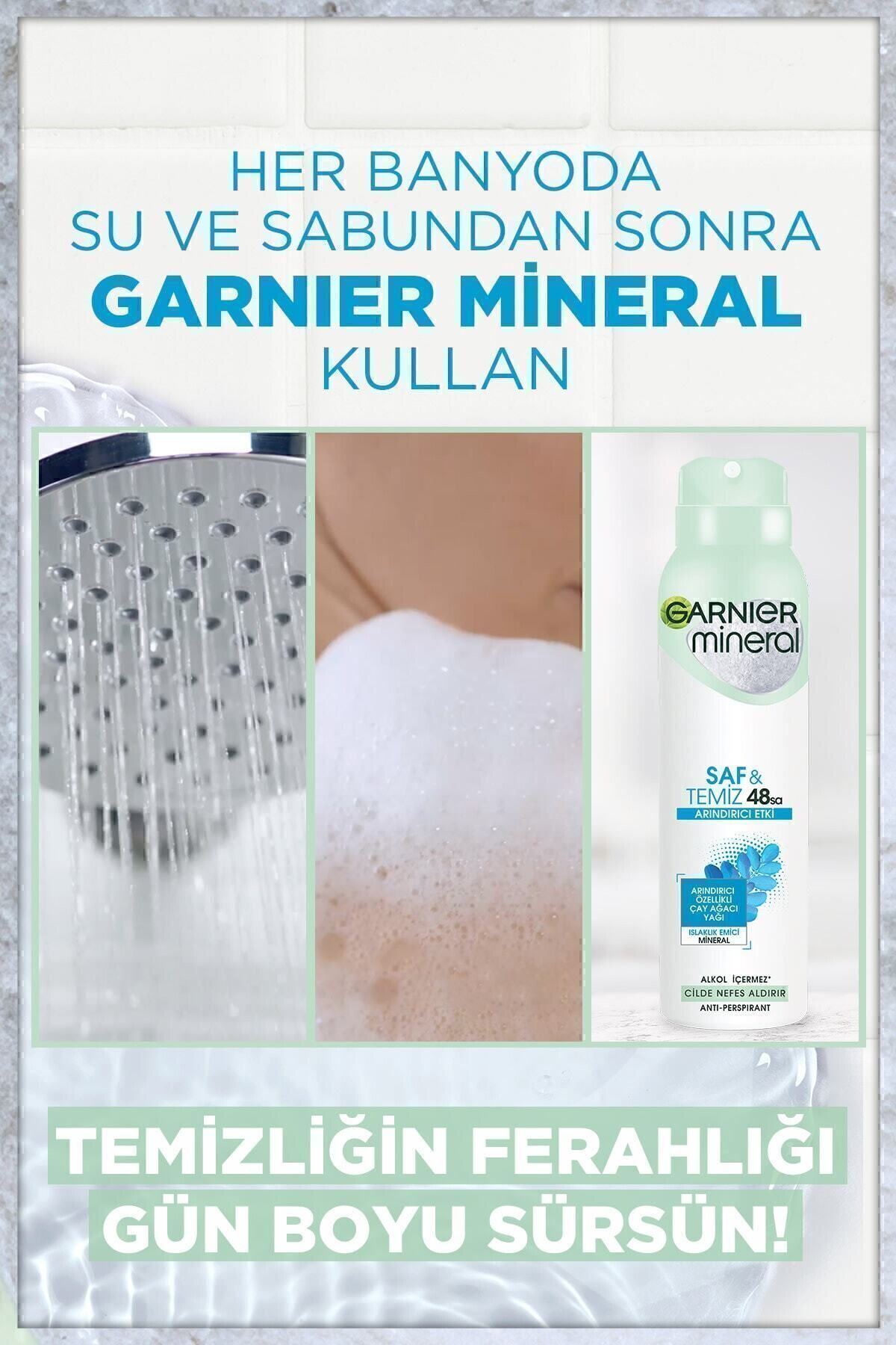 GARNİER SET ANTİ PERSPİRANT KADIN DEODORANT SAF &-