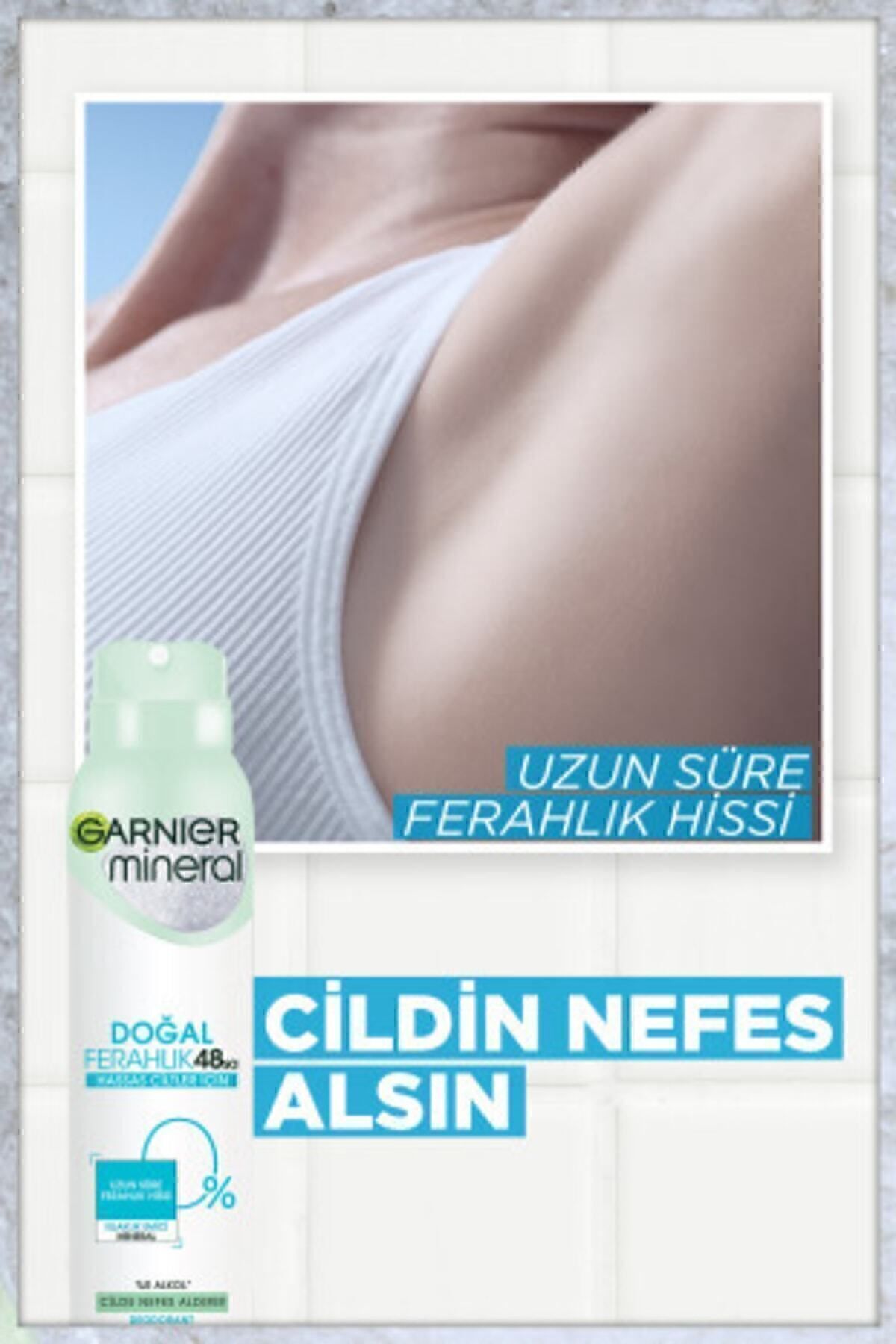 GARNİER ANTİ - PERSPİRANT SPREY DEODORANT - DOĞAL-
