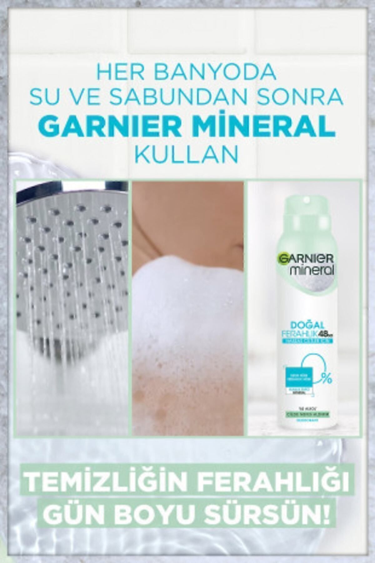 GARNİER ANTİ - PERSPİRANT SPREY DEODORANT - DOĞAL-