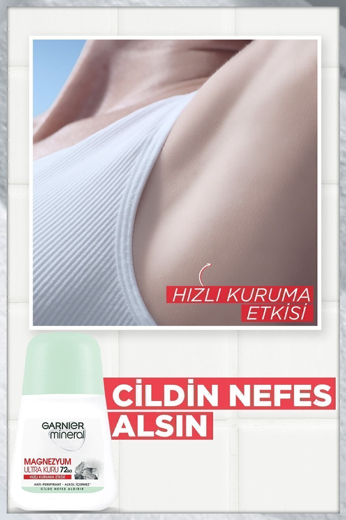 GARNİER MİNERAL MAGNEZYUM ULTRA KURU ROLL-ON DEODO-