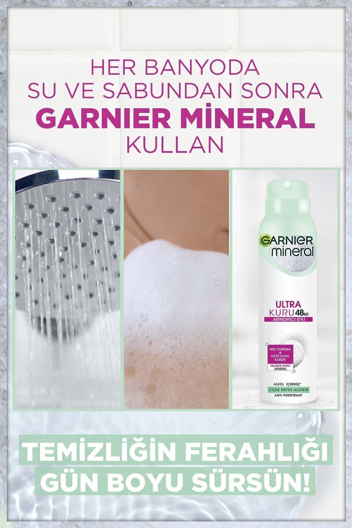 GARNİER ANTİ PERSPİRANT SPREY DEODORANT ULTRA KURU-