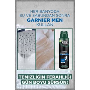 GARNİER MEN EKSTRA FERAHLIK AEROSOL 150 ML SPREY-