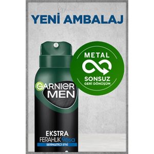 GARNİER MEN EKSTRA FERAHLIK AEROSOL 150 ML SPREY-