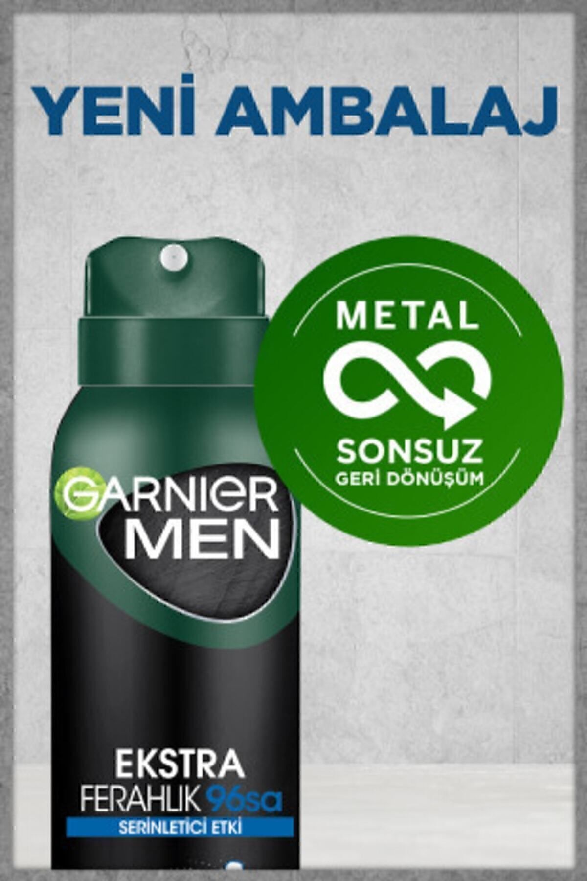 GARNİER MEN EKSTRA FERAHLIK AEROSOL 150 ML SPREY-