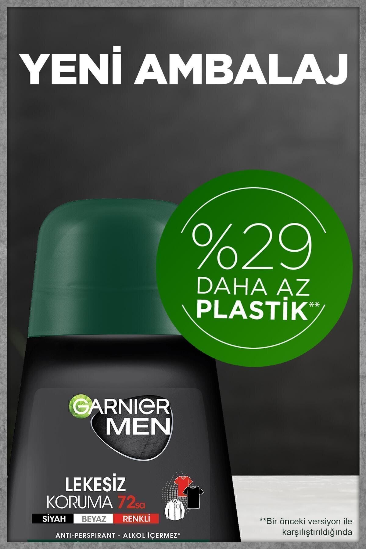 GARNİER MEN LEKESİZ KORUMA ROLL ON DEODORANT 50 ML-