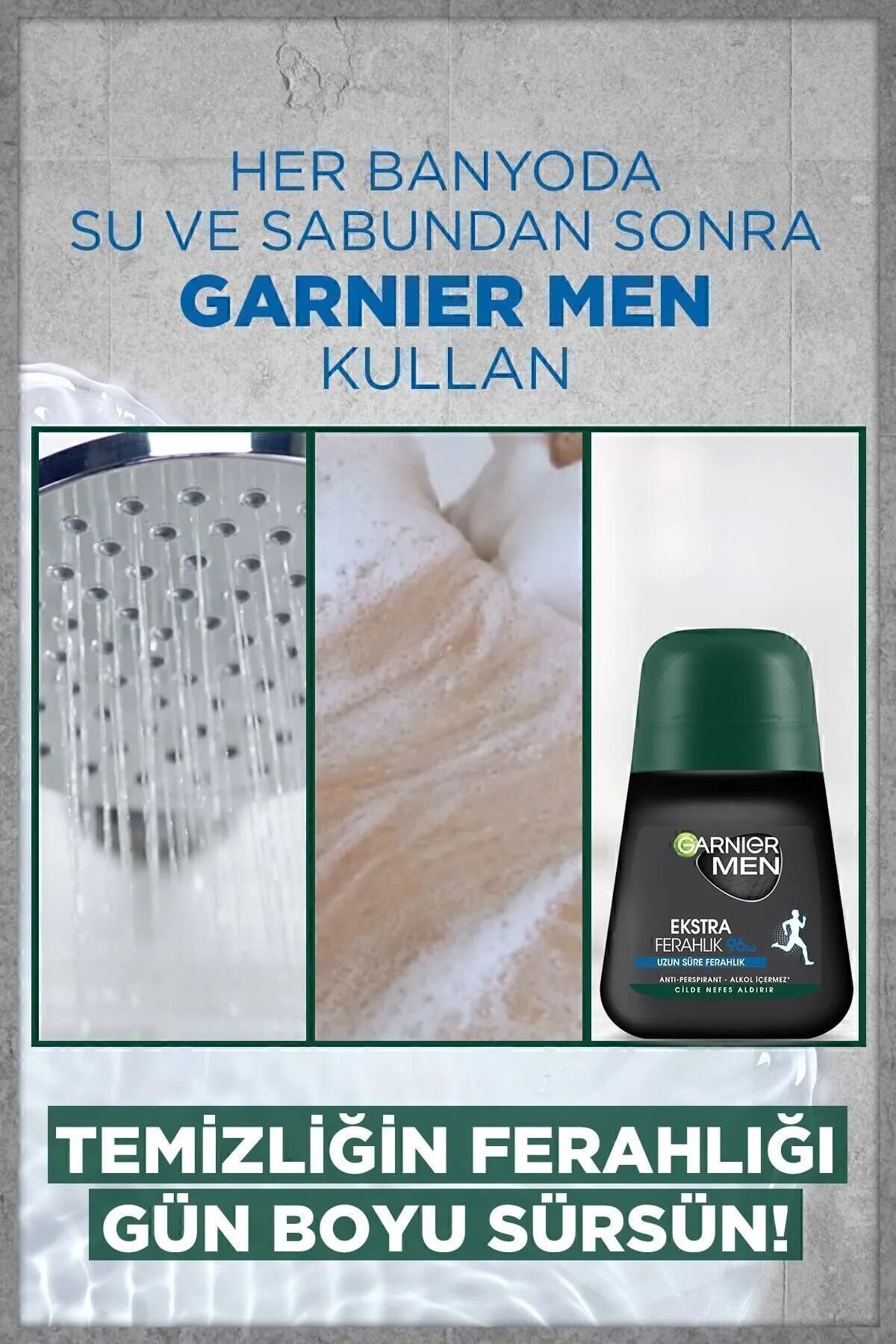 GARNİER GARNIER MİNERAL MEN FERAHLIK ROLL-ON 50ML-