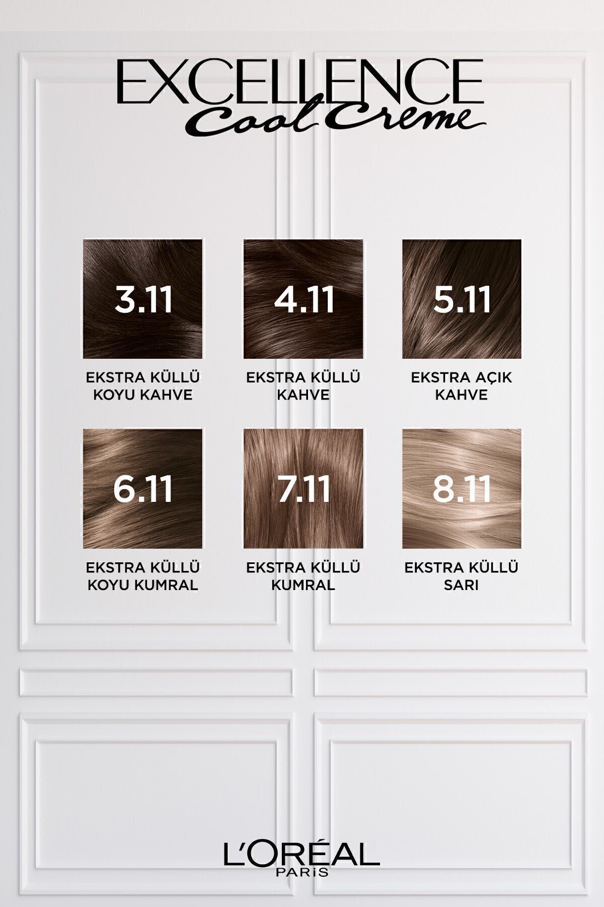 LOREAL PARİS EXCELLENCE COOL 8 11-